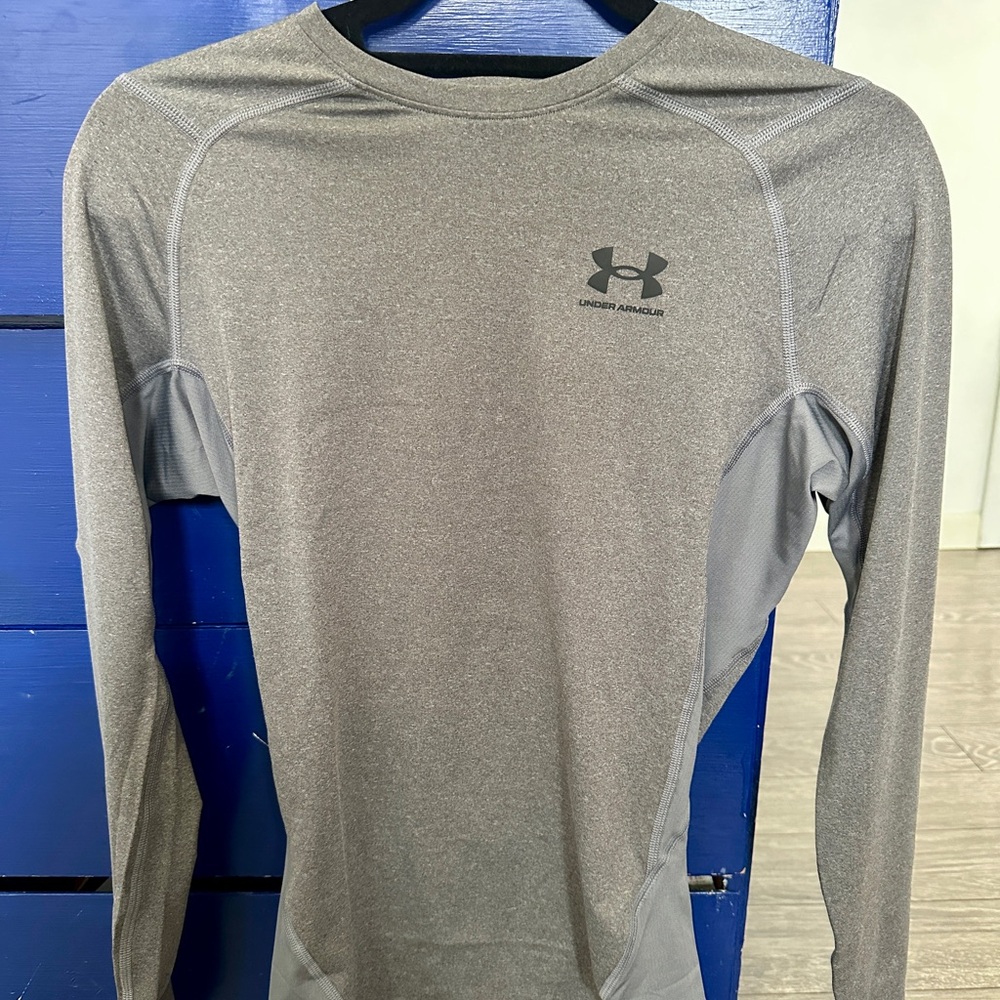 Under Armour HeatGear Compression Shirt in Gray